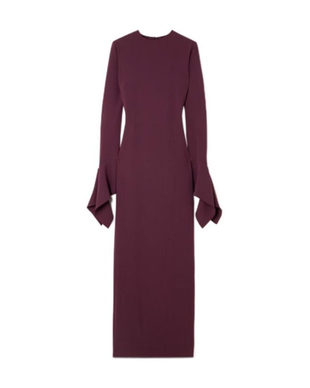 Solace London Purple Elegant Deep Long Dress