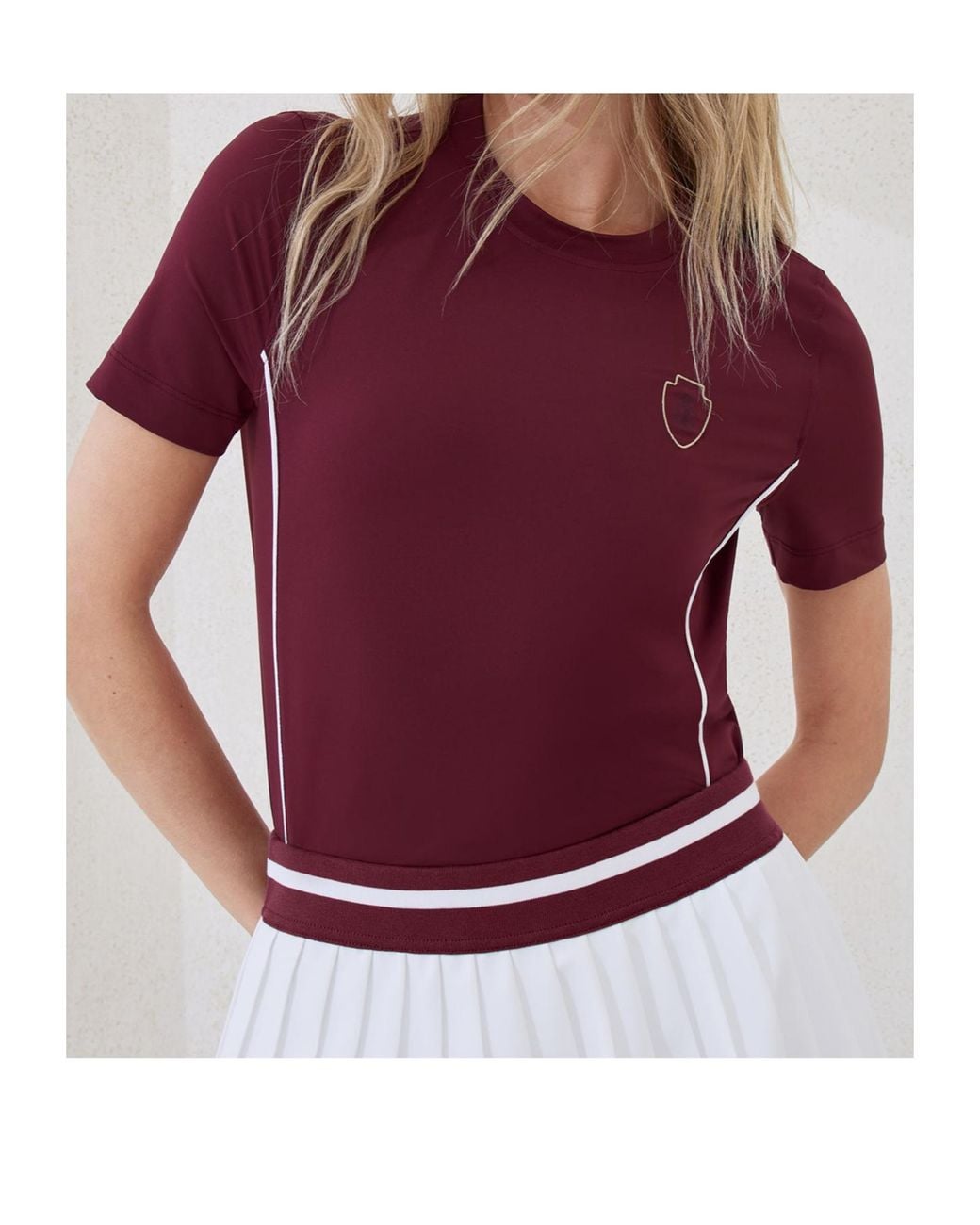 Brunello Cucinelli Red Logo-Detail Short-Sleeve T-Shirt