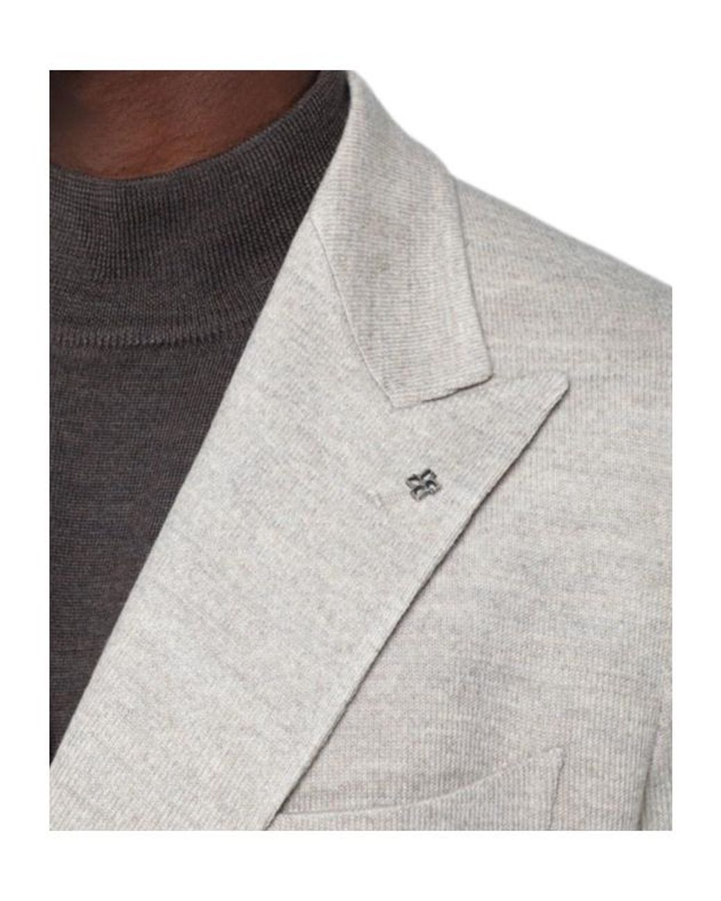 Tagliatore Gray Double-Breasted Jacket for men