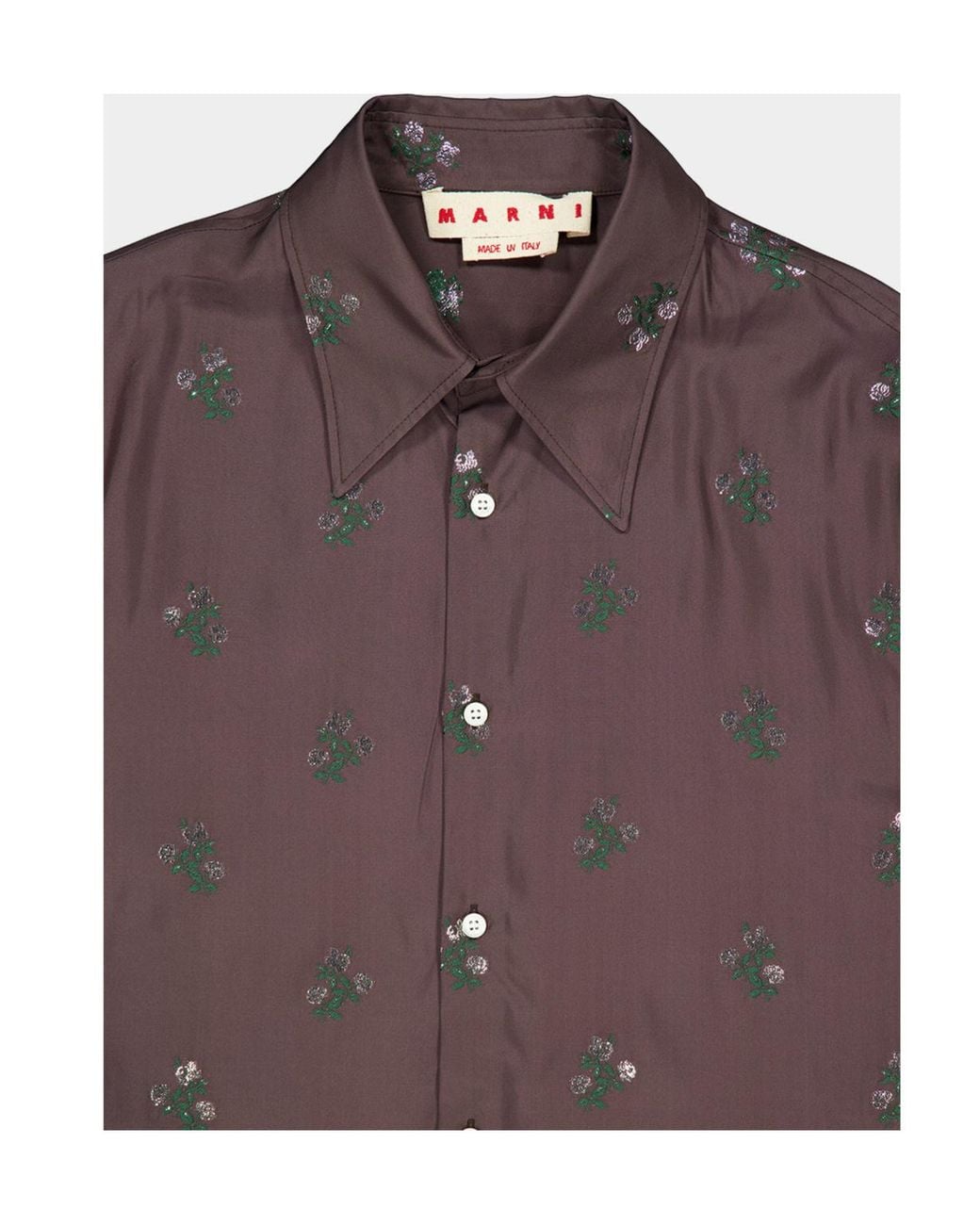 Marni Purple Long-Sleeved Shirt for men