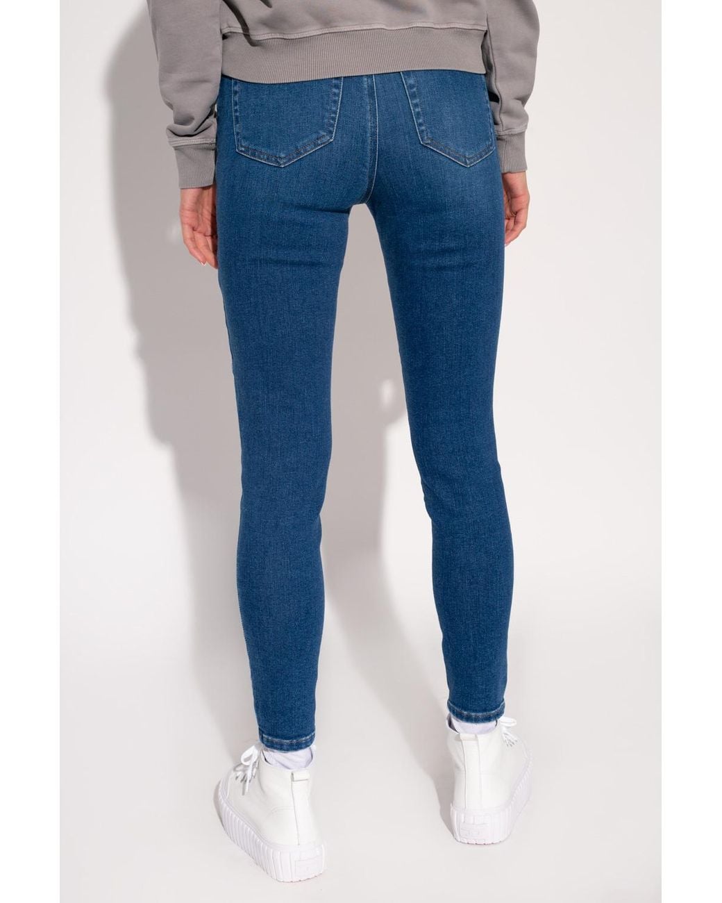 DIESEL Slandy High-Waisted Jeans in Blue | Lyst