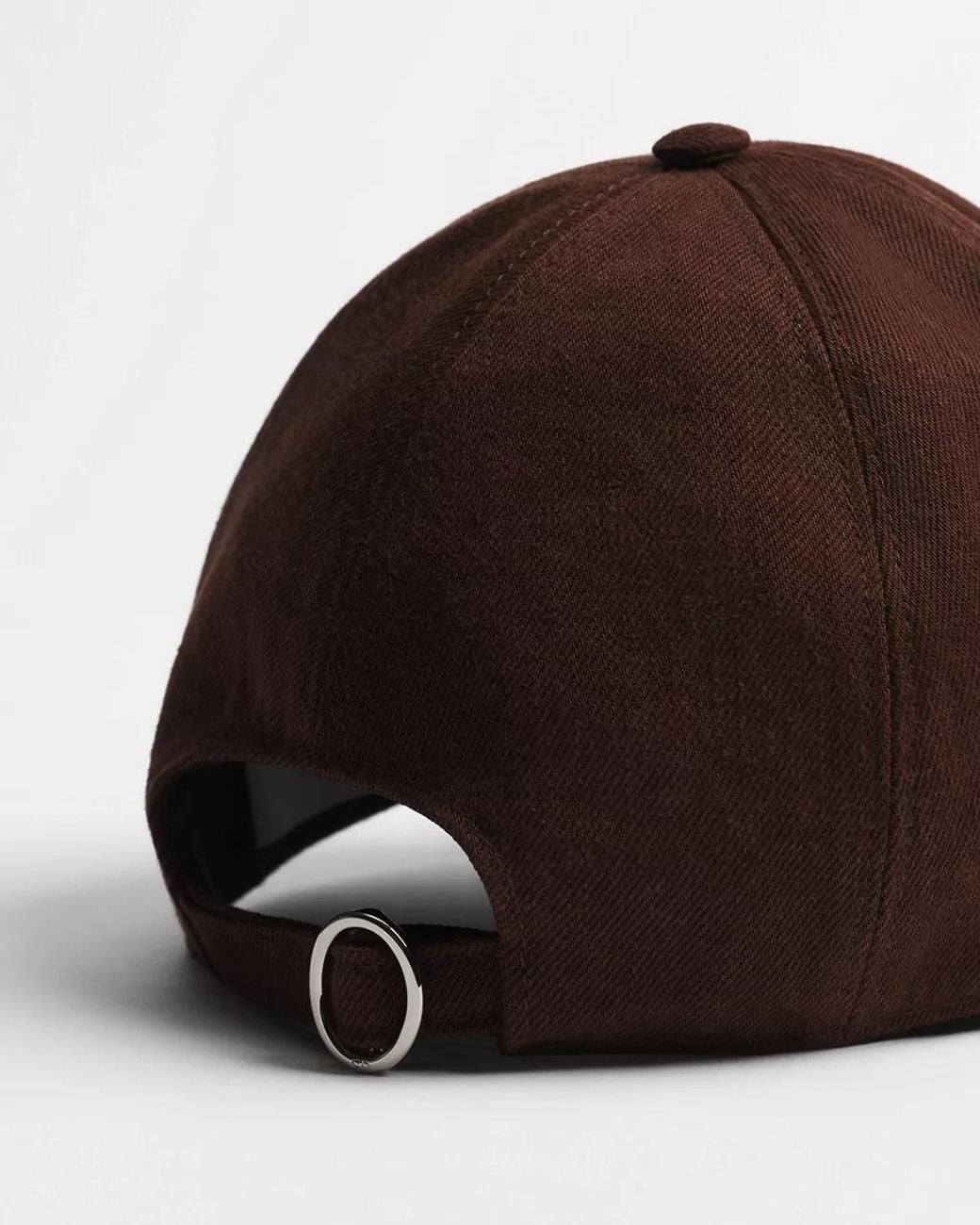 Dior Brown Domed Baseball Cap