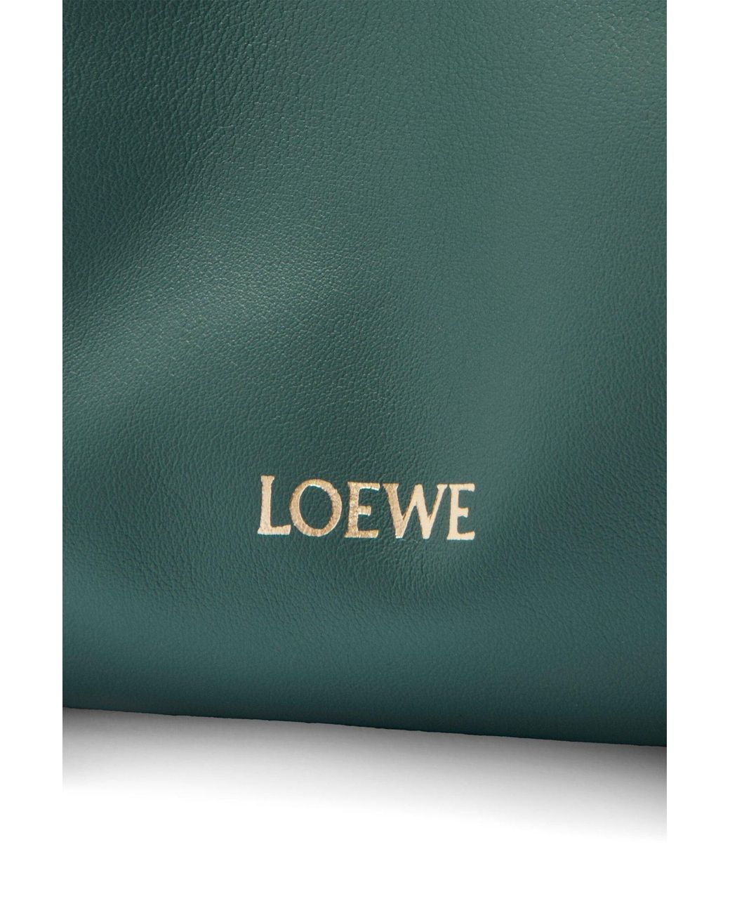 Loewe Green Mini Flamenco Clutch Bag