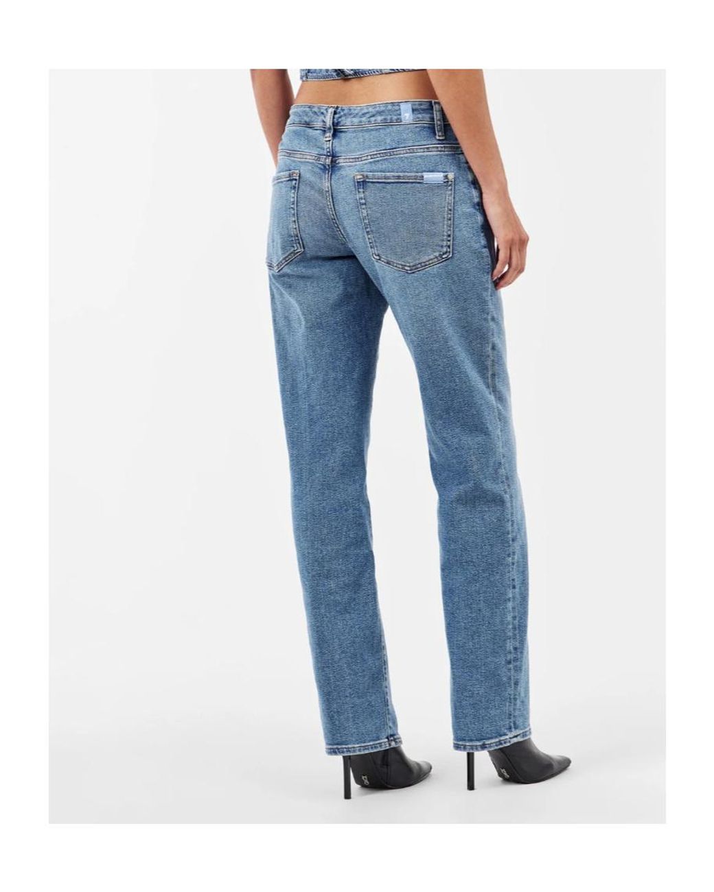 7 For All Mankind Blue Belt Loop Jeans