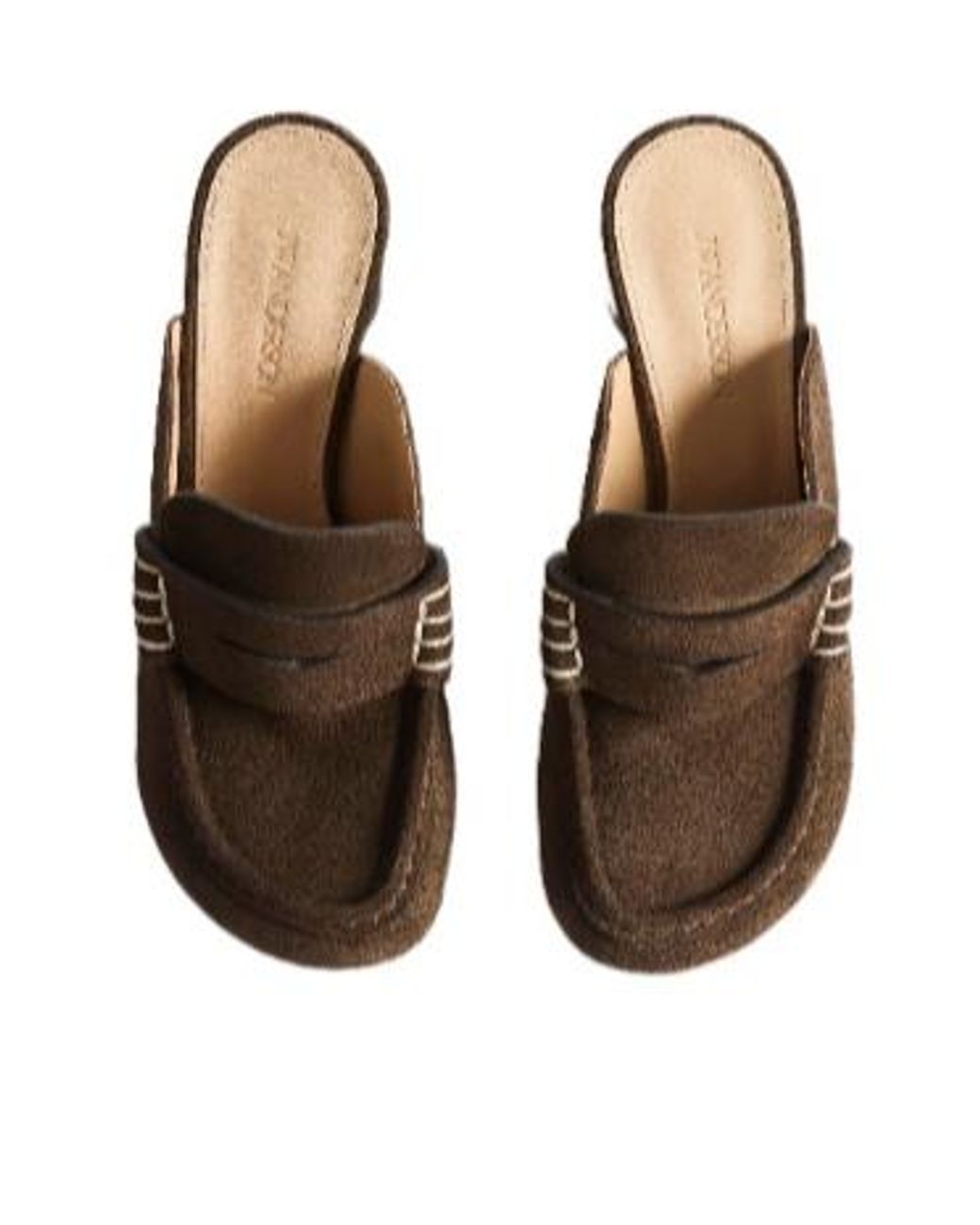J.W. Anderson Brown Loafer Mule Sandal