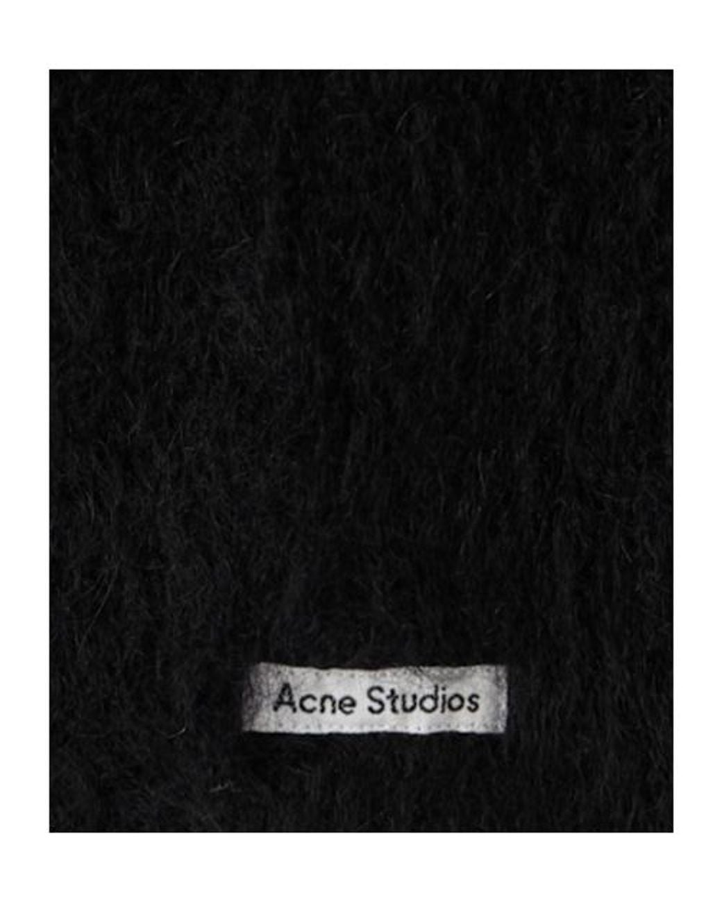 Acne Black Winter Hat