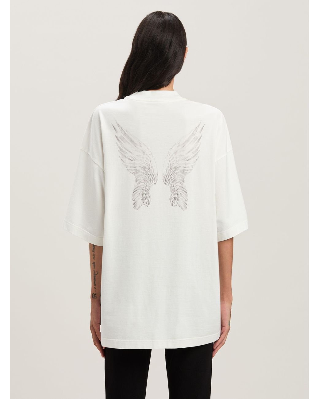 Palm Angels White Wings-Print T-Shirt