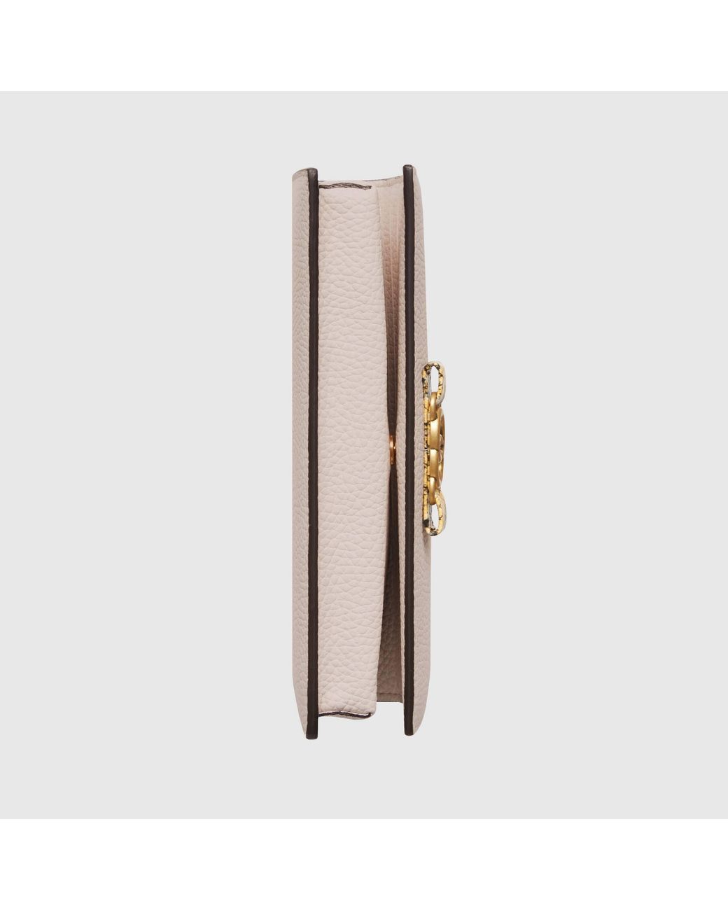 Gucci White Gg Incrocio Leather Clutch
