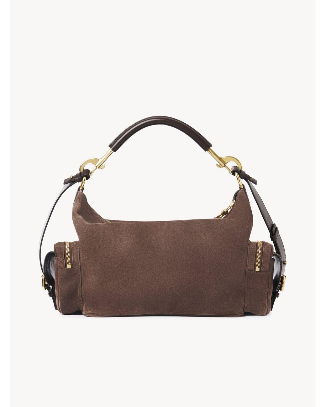 Chloé Brown Chloé Zipped Medium Camera Bag