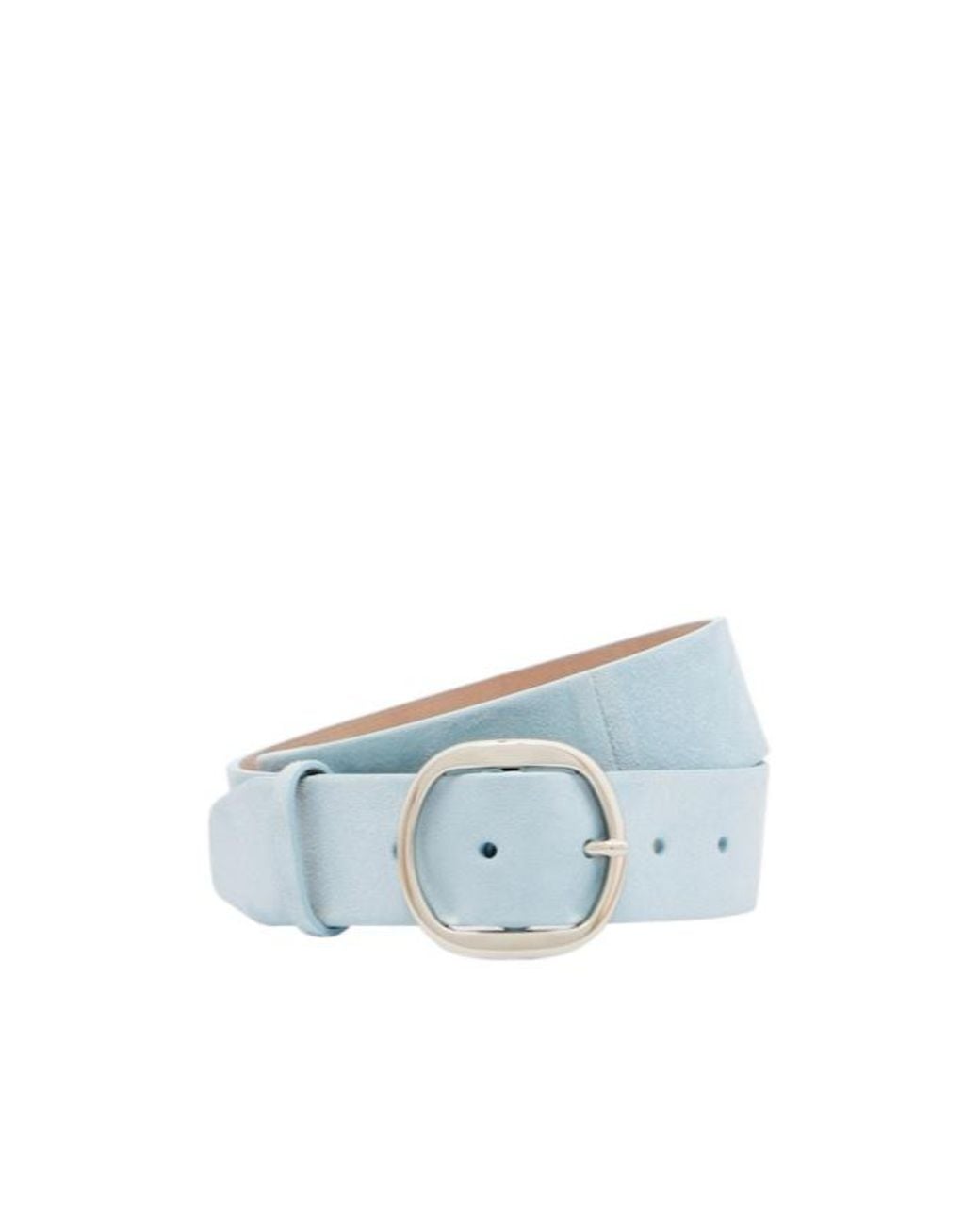 Gabriela Hearst Blue Elster Suede Belt