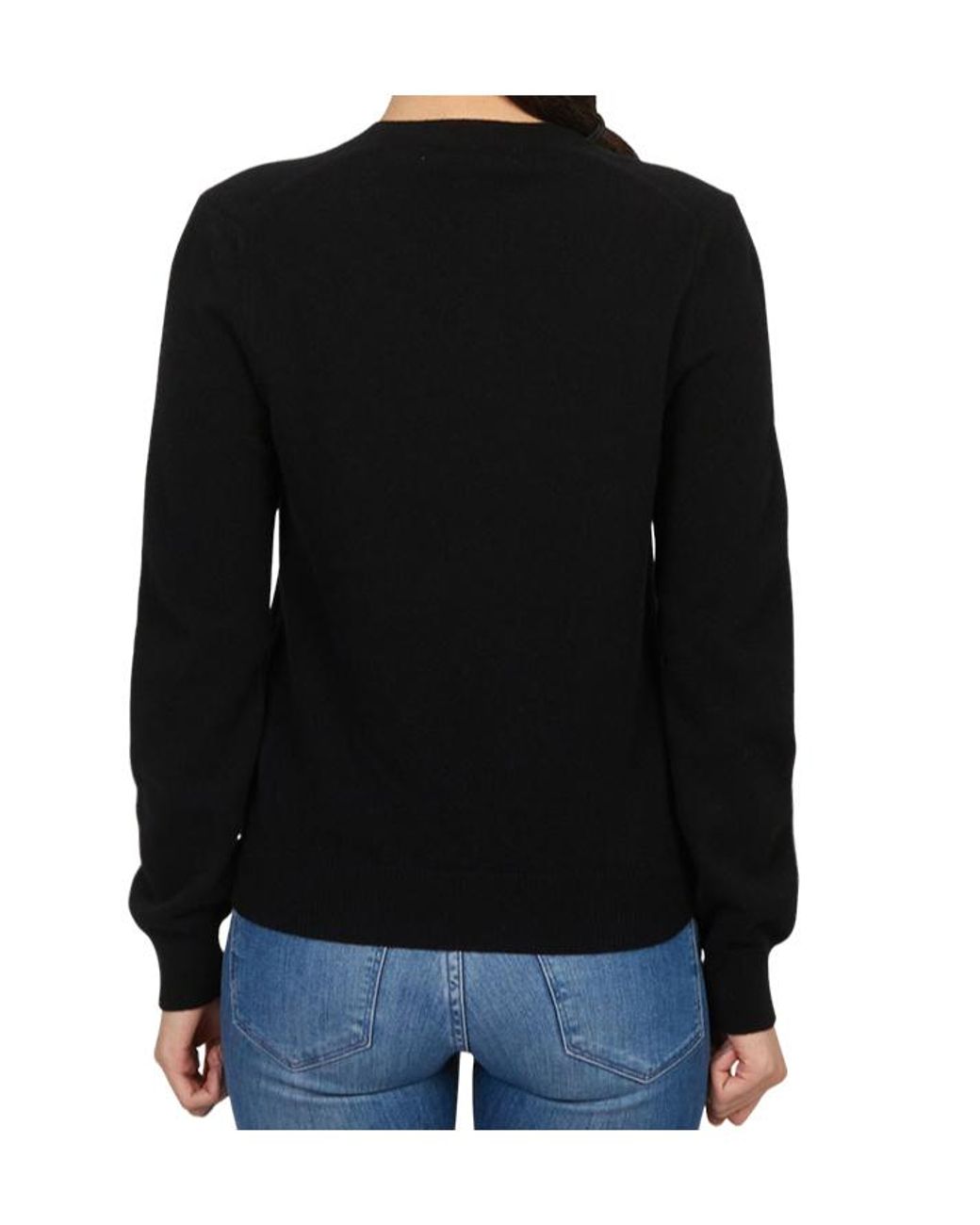 Comme des Garçons Black Long-Sleeved Sweater
