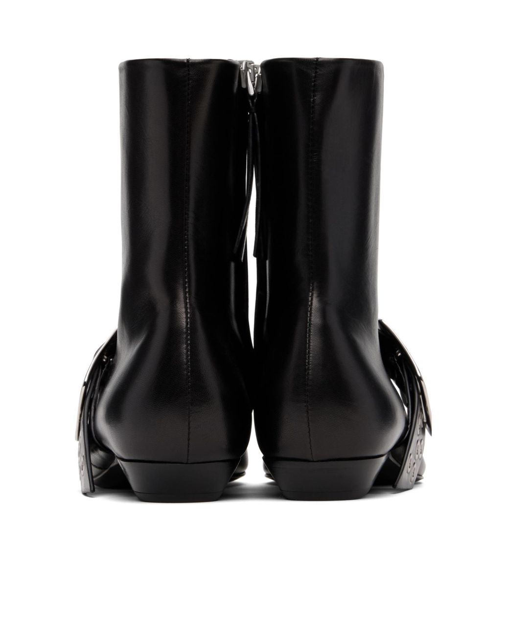Jil Sander Black Ankle Boots