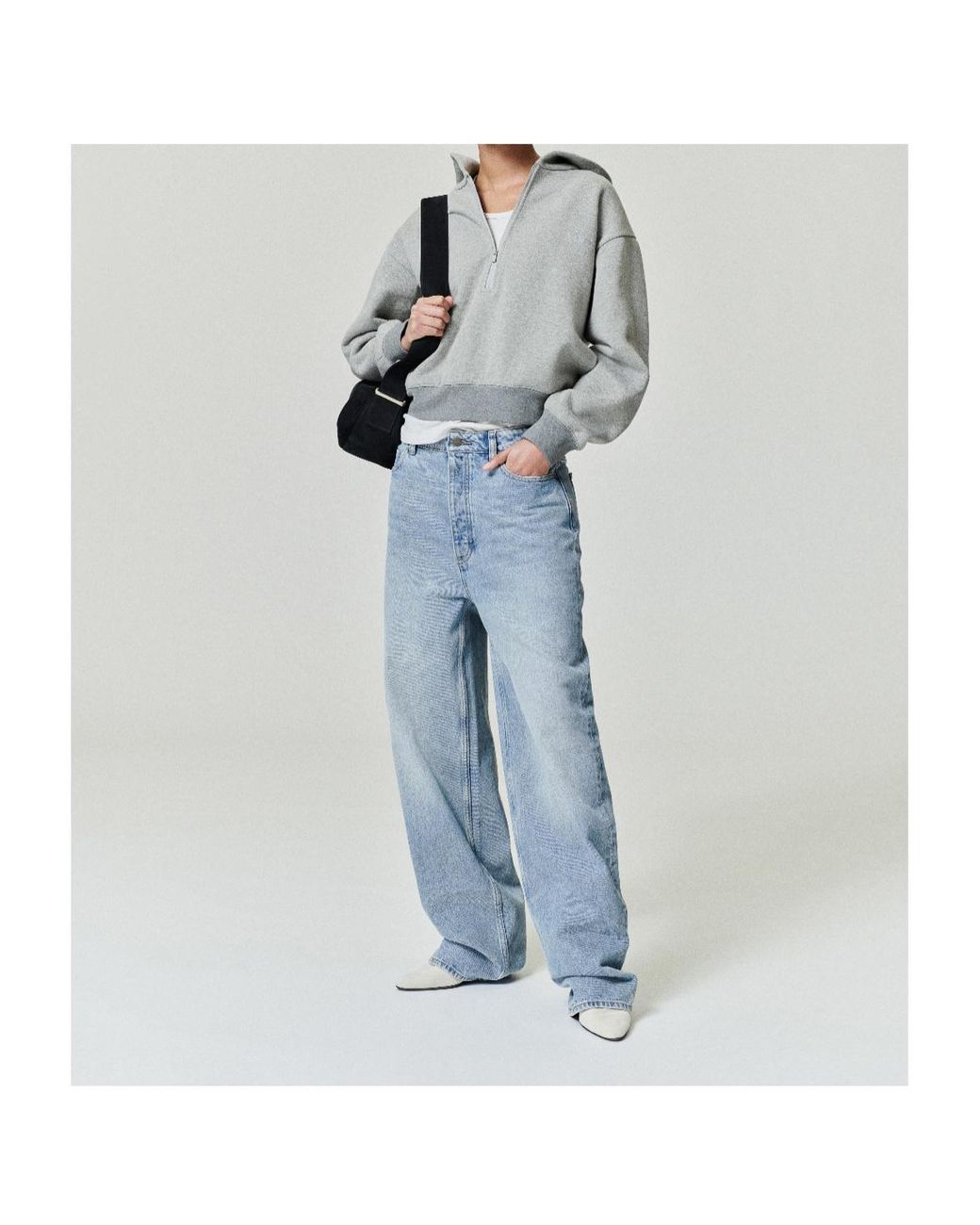 Fear Of God Blue Denim Straight Leg Jeans