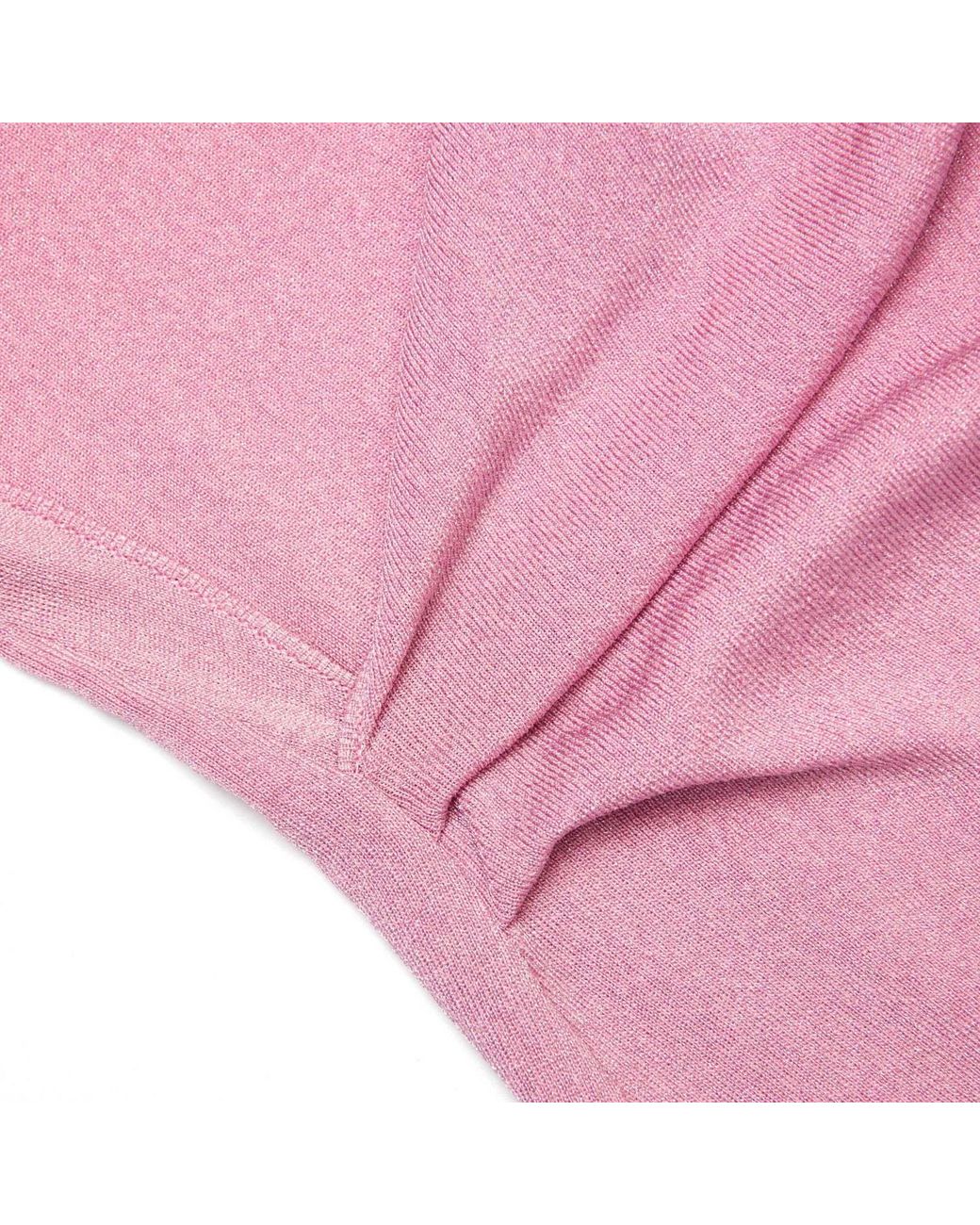 Self-Portrait Pink High-Neck Fitted Dress