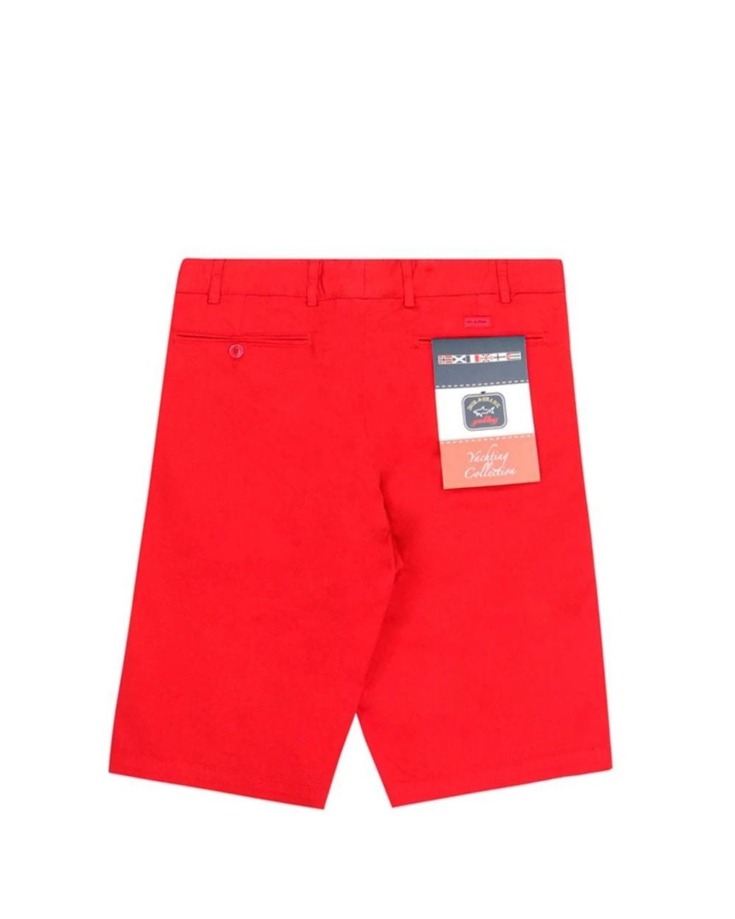 Paul & Shark Red Logo Shorts for men