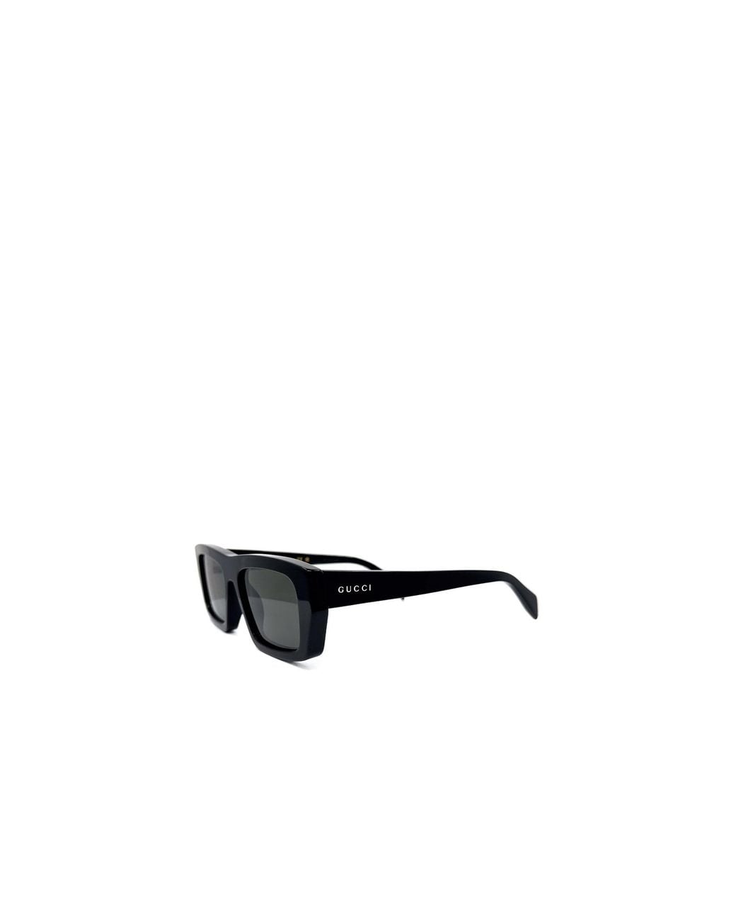 Gucci White Eyewear Rectangular Frame Sunglasses for men