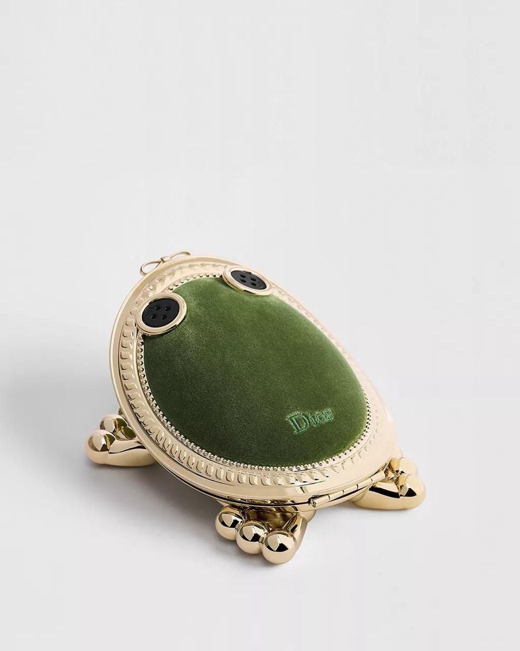 Dior Green Frog Minaudière Bag