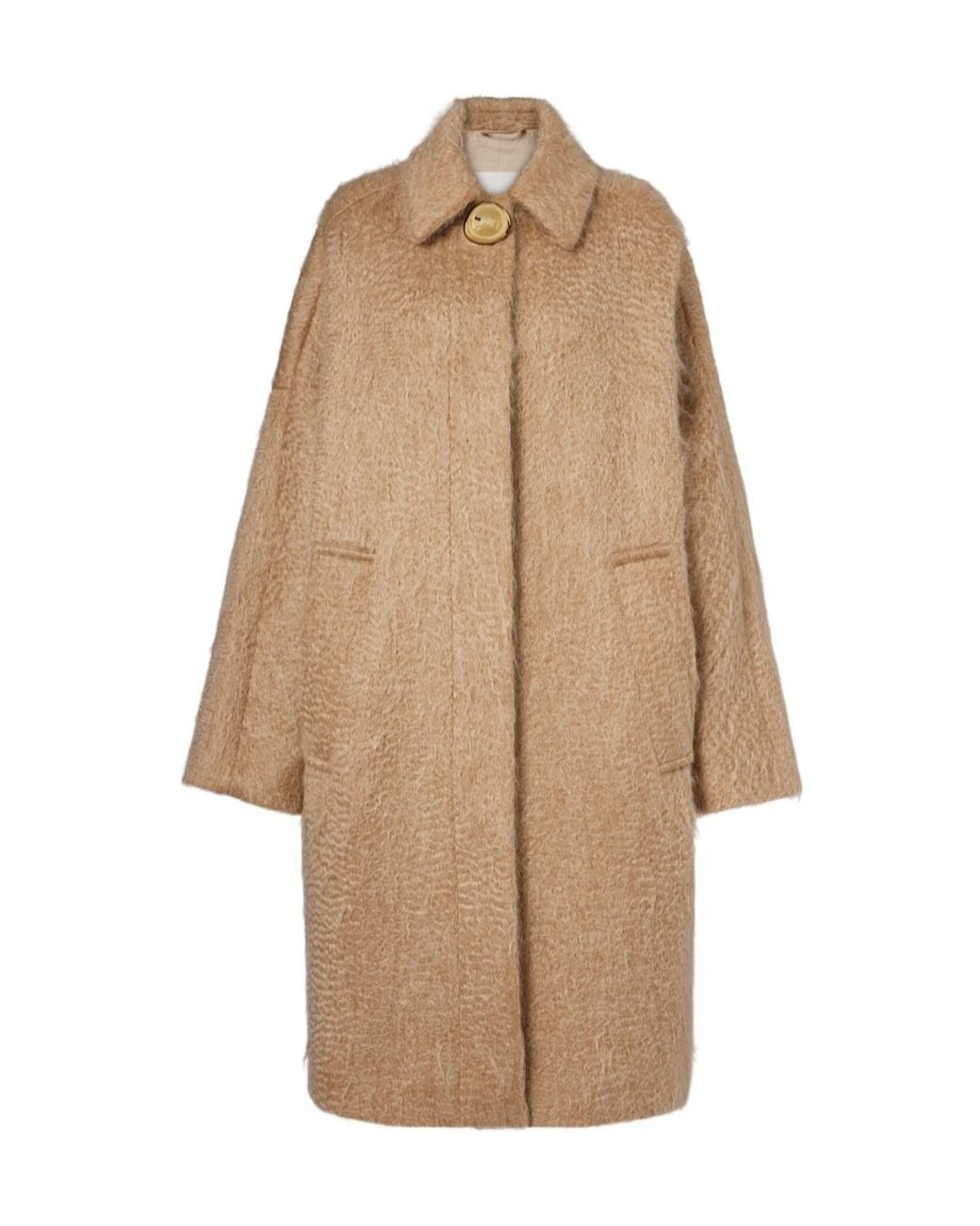 Joseph Natural Alger Wool And Mohair-Blend Coat