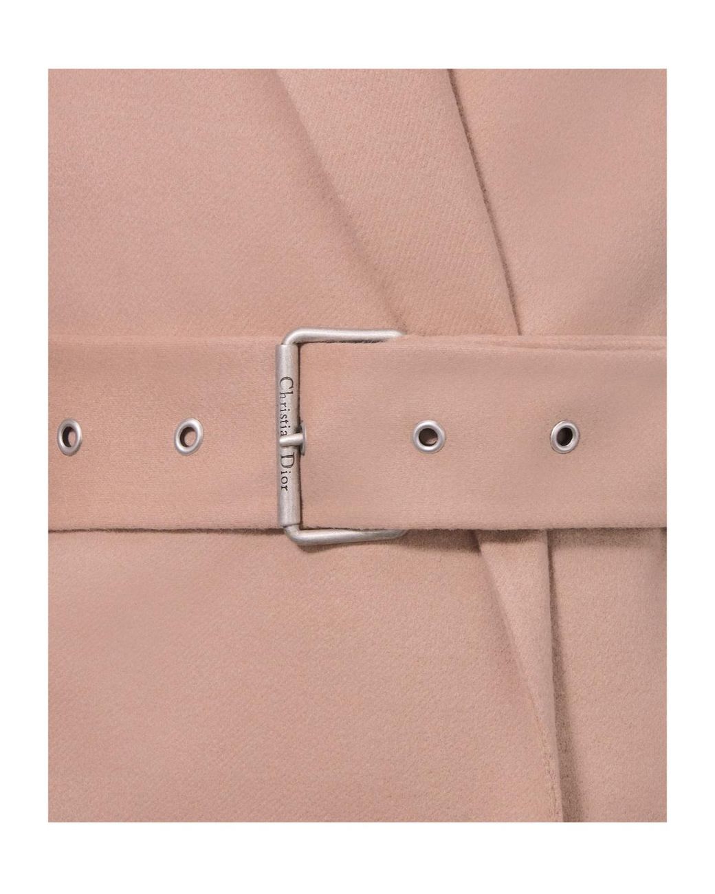 Dior Pink Coat With Belt