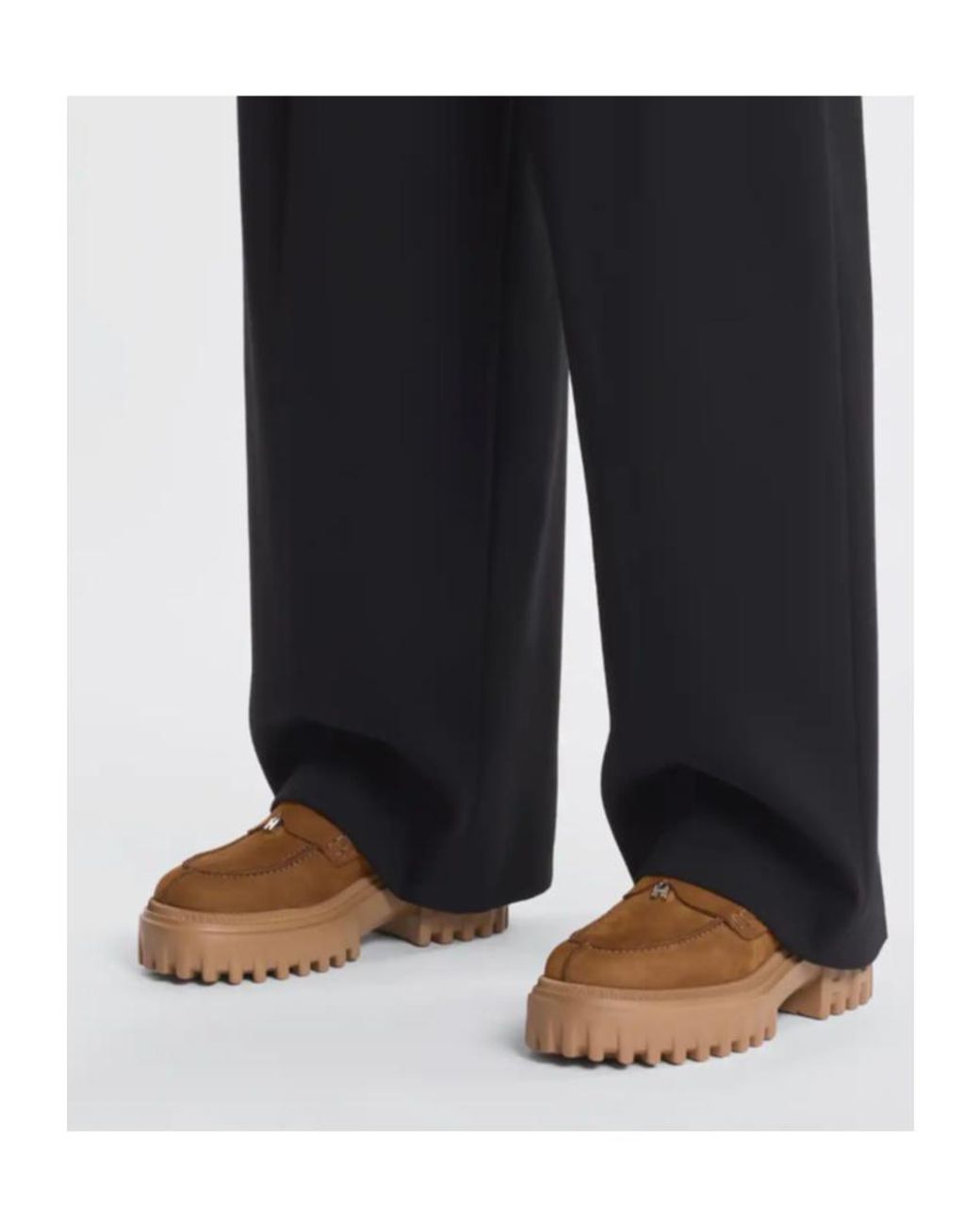 Hogan Brown Penny Slot Loafers