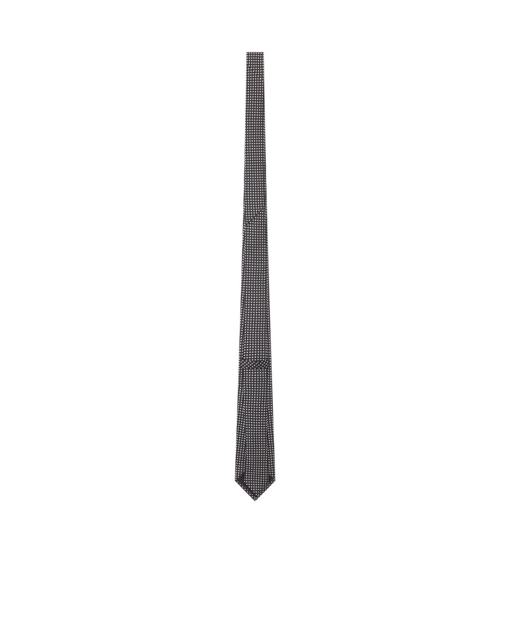 Tom Ford White Geometric-Pattern Silk Tie for men