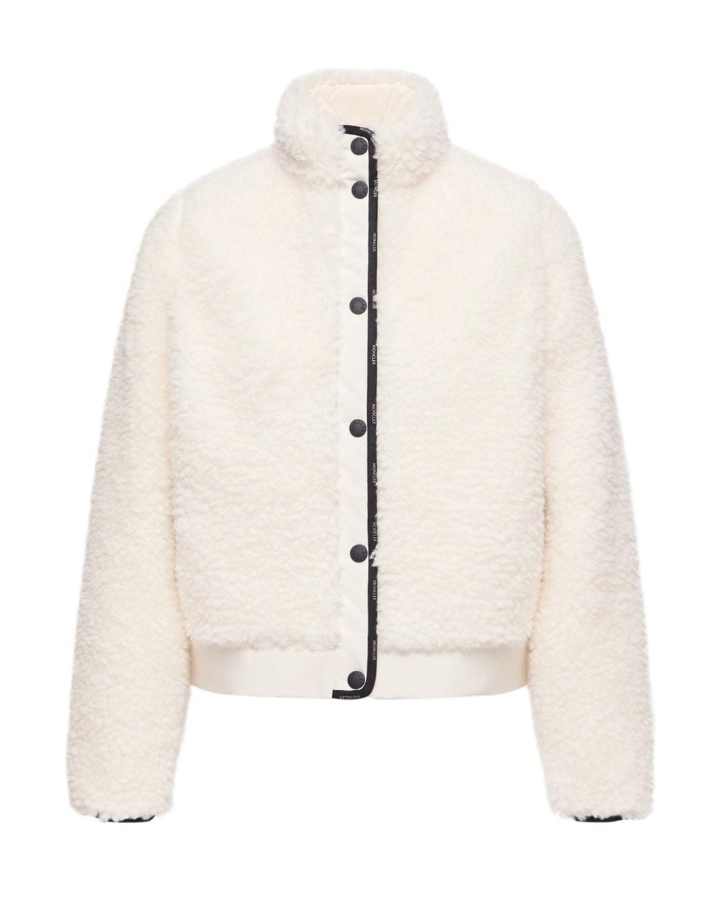 Moncler Natural Diamond-Quilted Padded Cardigan