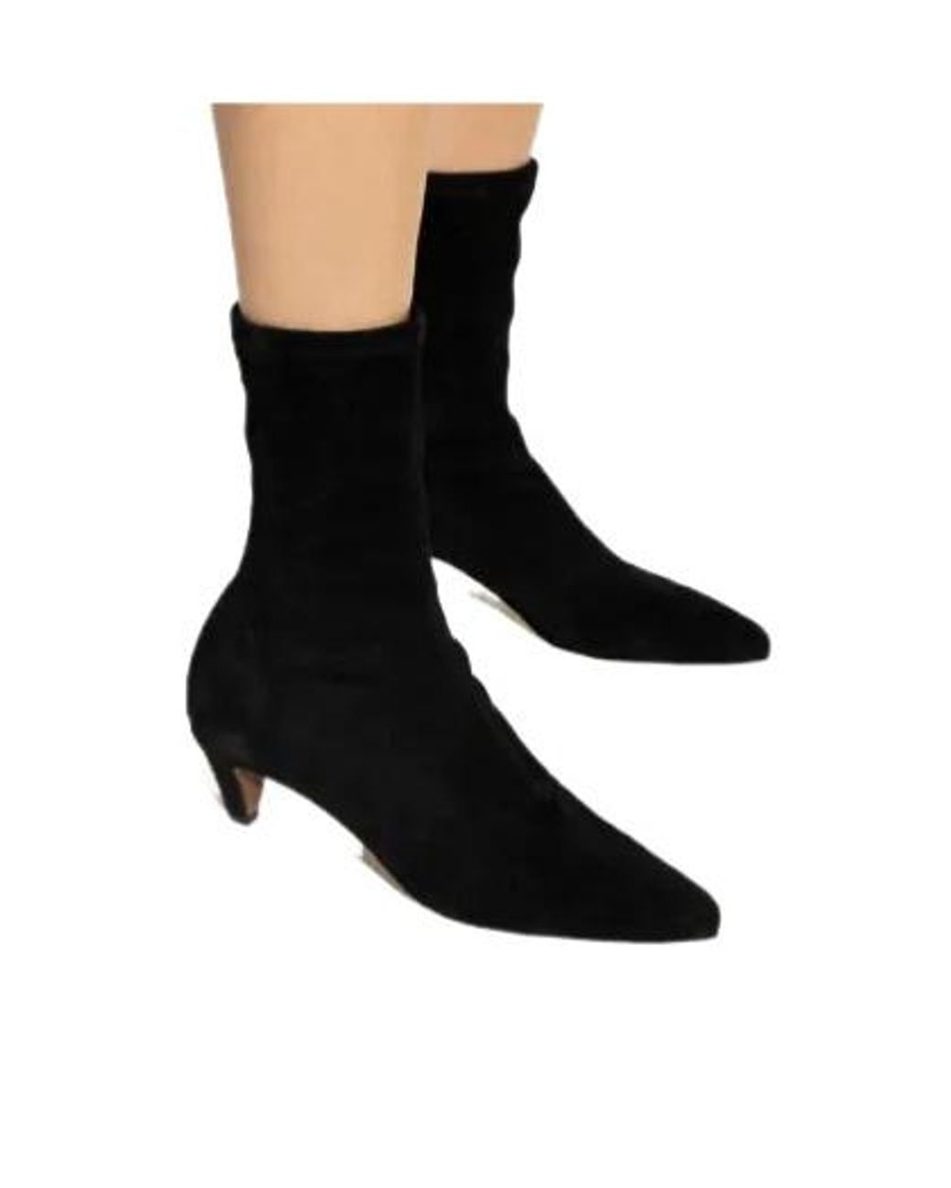 Neous Black Kora Heeled Ankle Boots