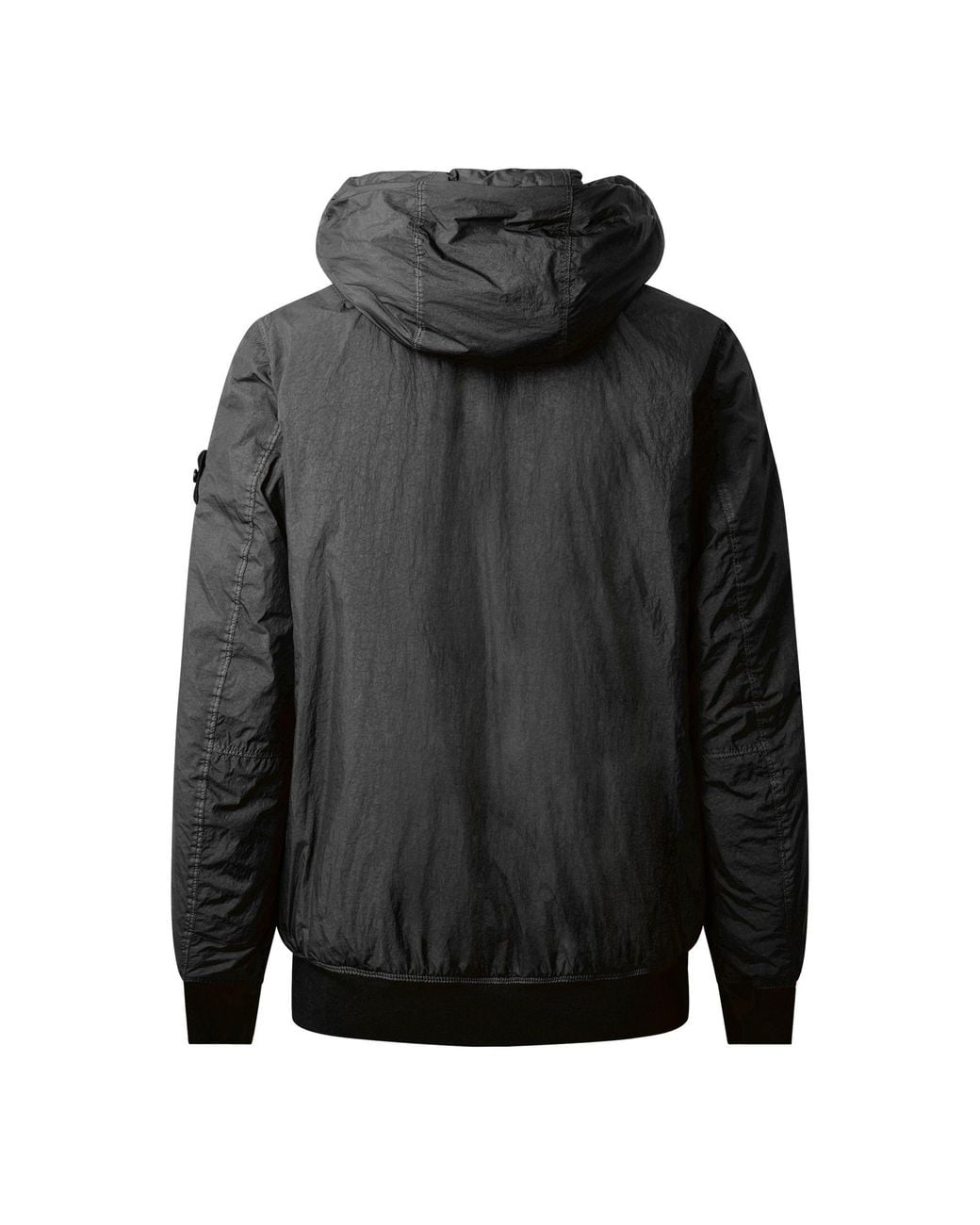 Stone Island Black Simple And Casual Coat for men