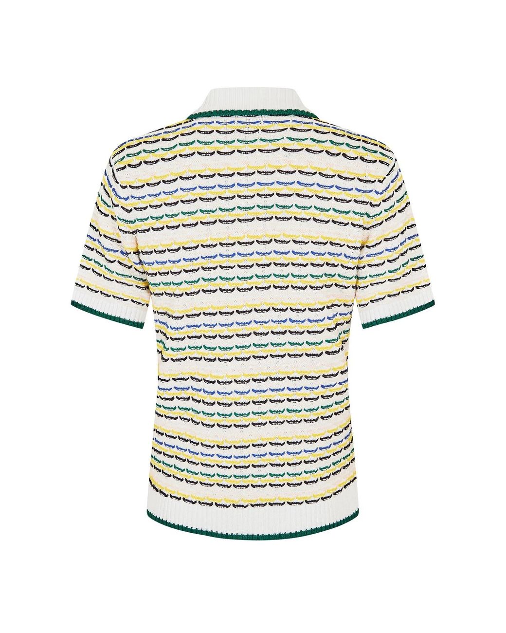 Casablanca White Casa Tuck Stitch Plo Sn62 for men
