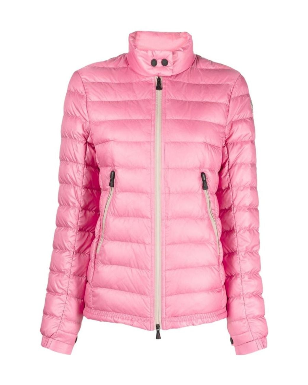 Moncler Pink Grenoble Walibi Padded Zipped Jacket