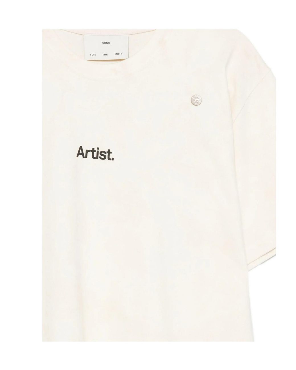 Song For The Mute White 'The Artist' Aged T-Shirt for men