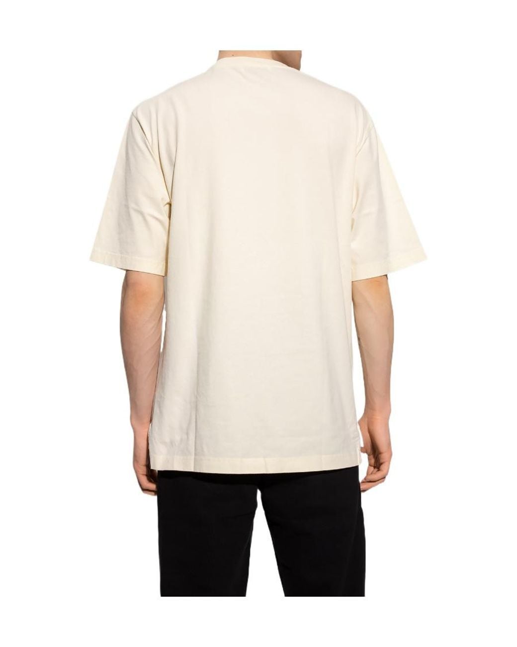 Ambush White Logo Patch Crewneck T-Shirt for men
