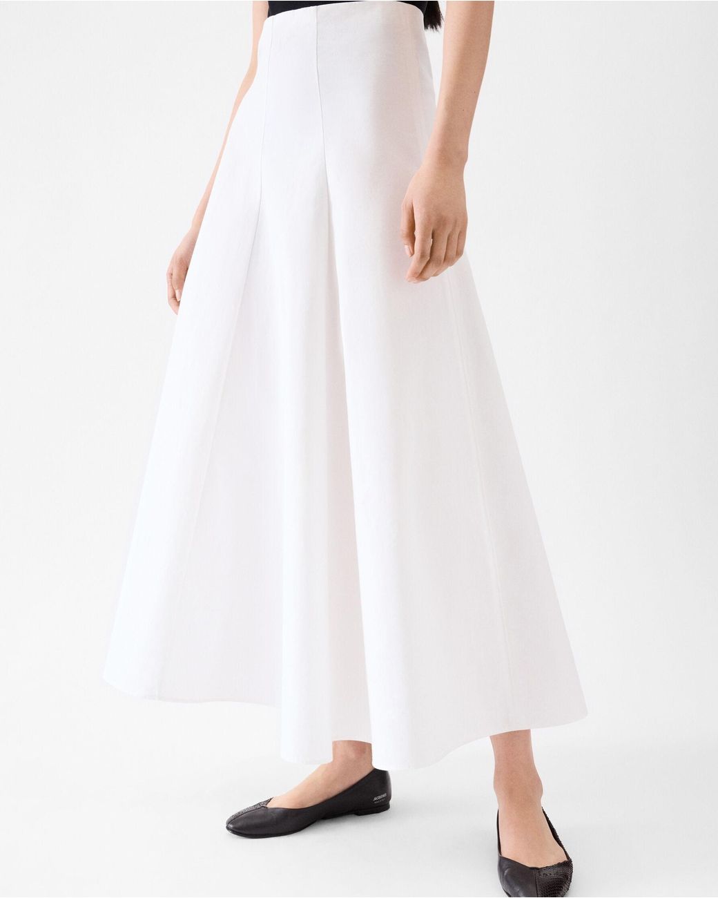 Jacquemus White La Jupe Triangle Flared Skirt