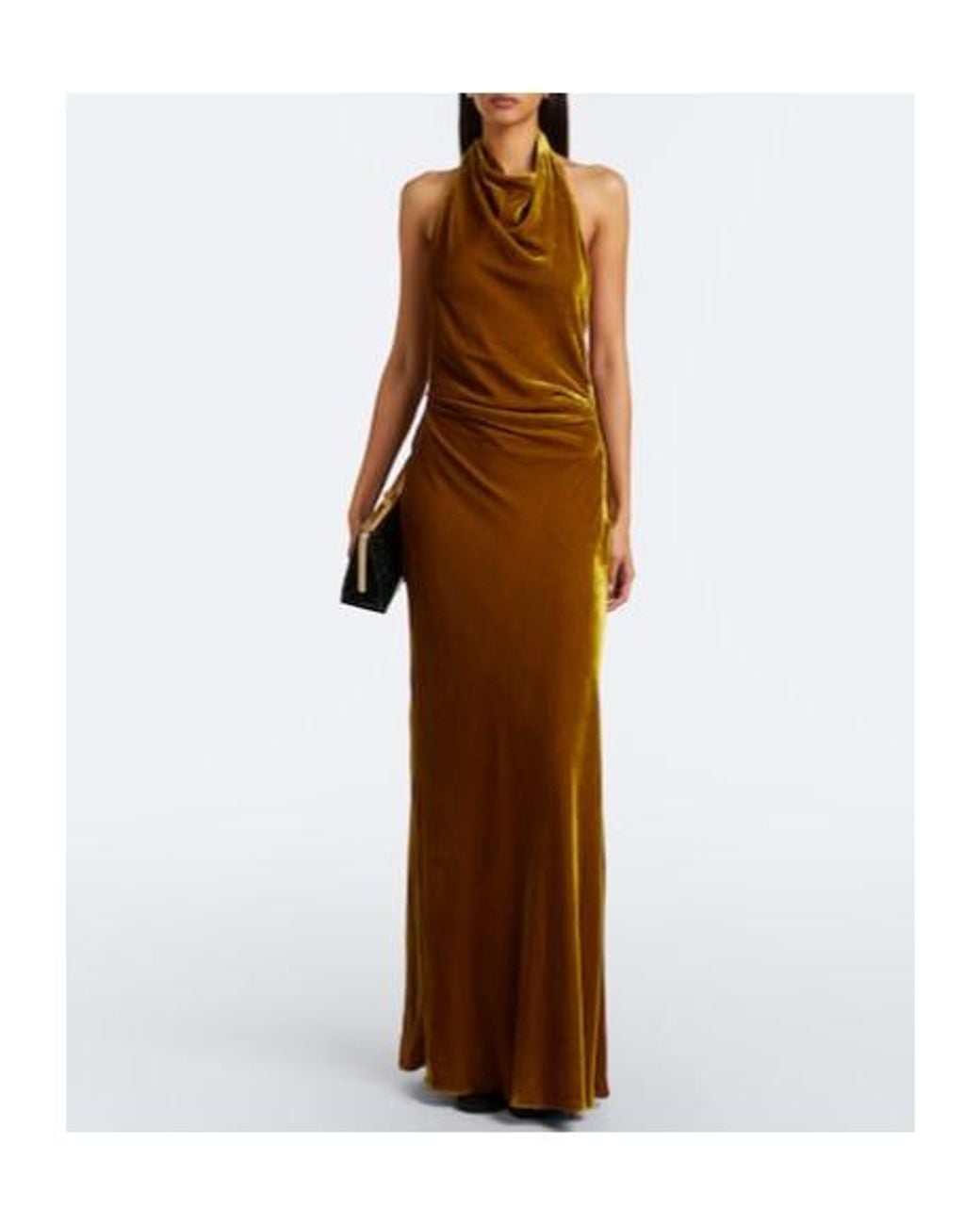 Jonathan Simkhai Green Velvet Evening Dress