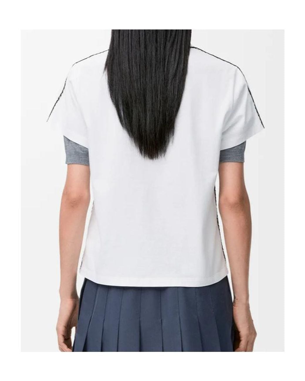 Loewe White T-Shirt With Logo