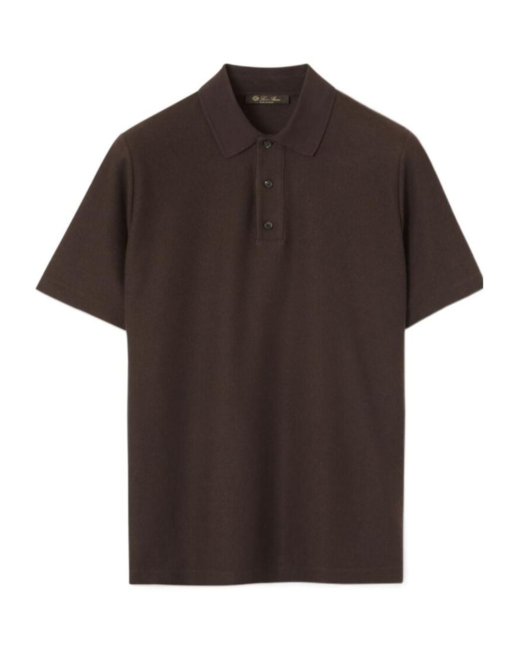 Loro Piana Brown Cerro Polo Shirt for men