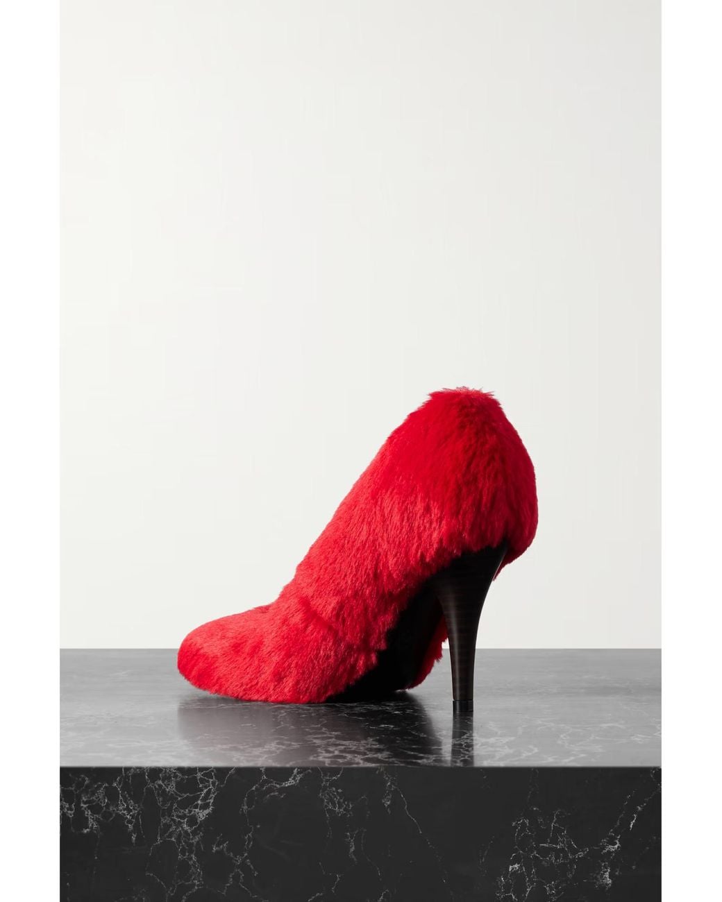 Stella McCartney Red Ryder 95Mm Faux-Fur Pumps