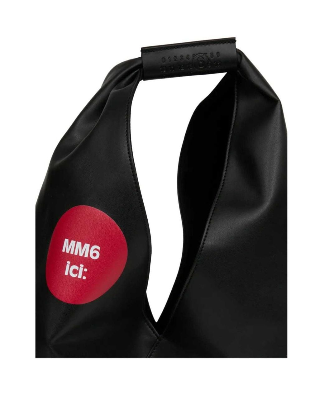 MM6 by Maison Margiela Blue Japanese Sticker-Print Tote Bag
