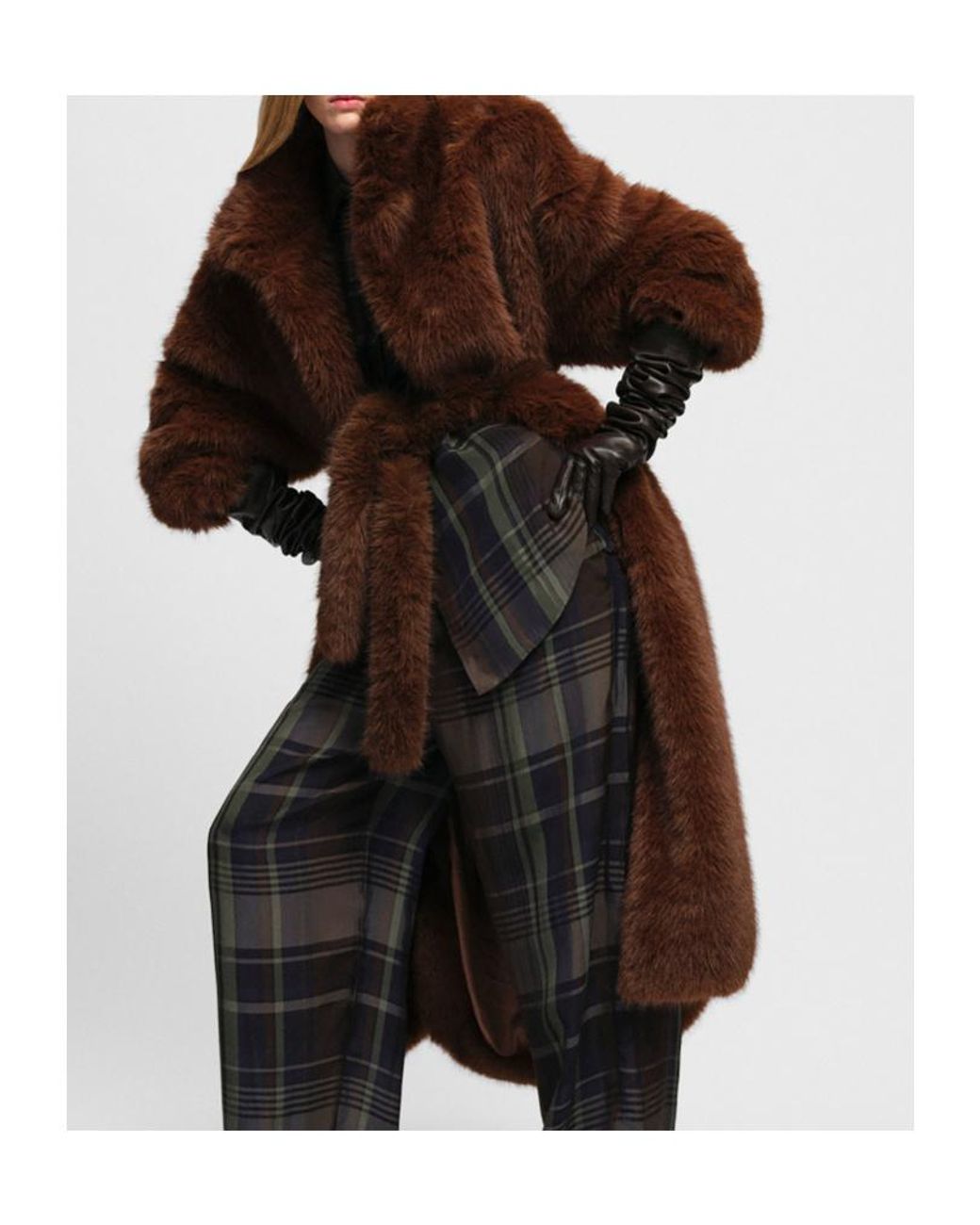 Frankie Shop Brown Long-Sleeved Coat