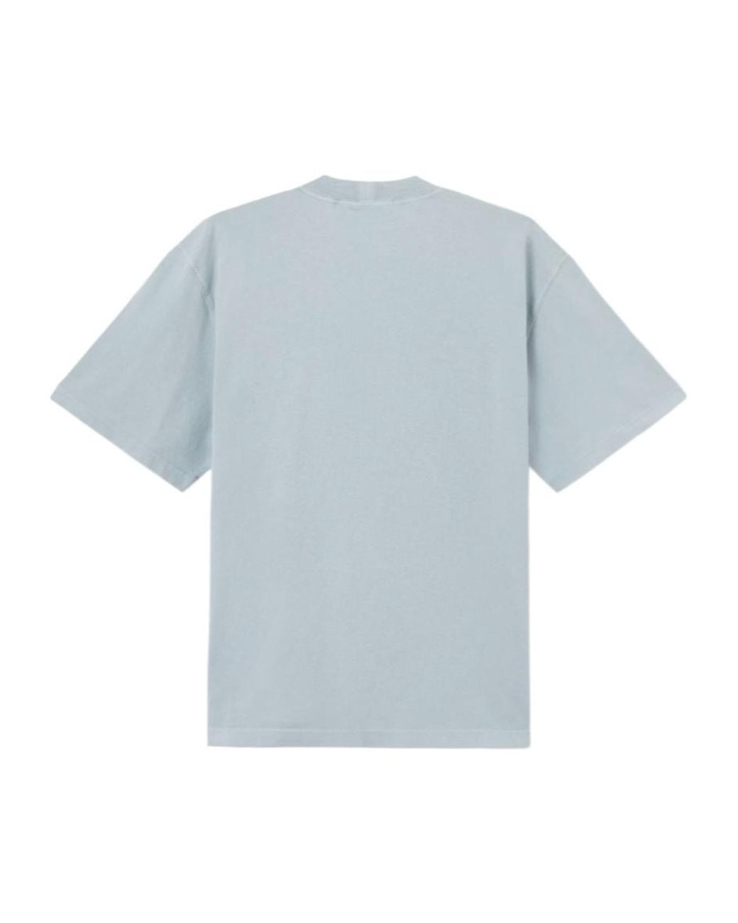 Stone Island Blue Short Sleeve Crewneck T-Shirt for men