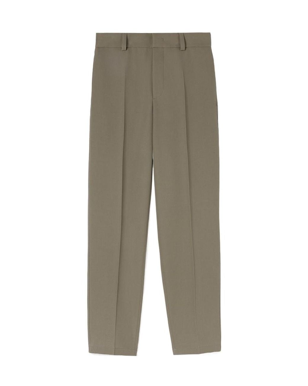 Jil Sander Gray Straight-Leg Tailored Trousers for men