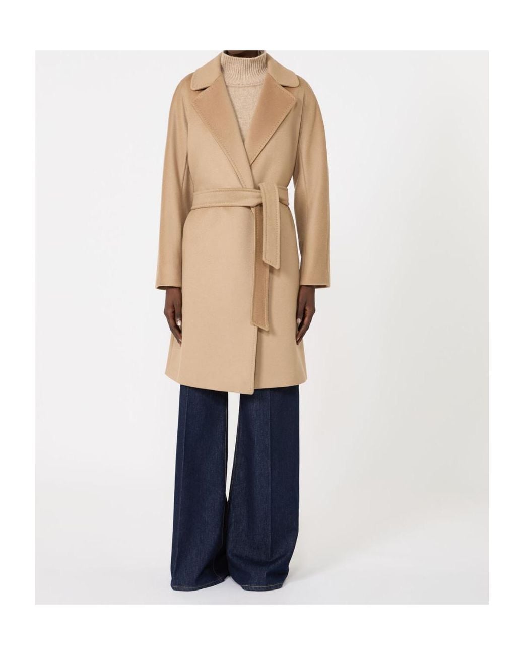 Weekend by Maxmara Natural Wkdpedale Belted Waist Coat