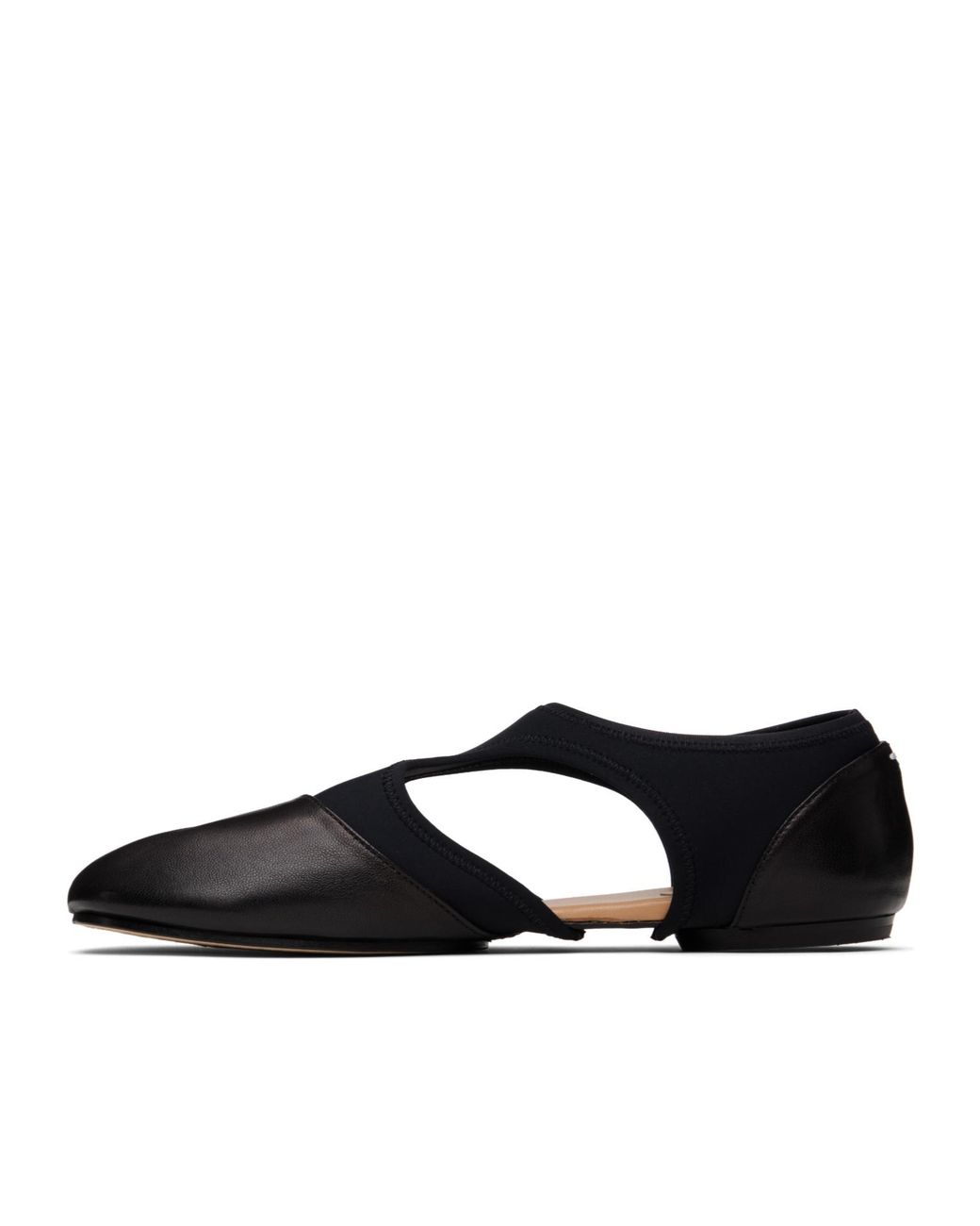 Maison Margiela Black Tabi Jazz Slippers