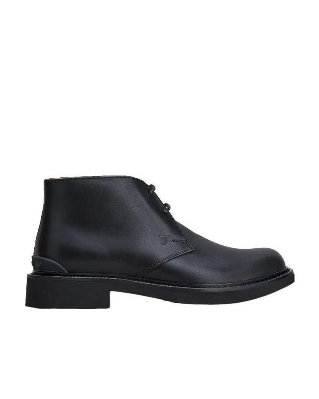 Tod's Blue Lace-Up Ankle Boots for men