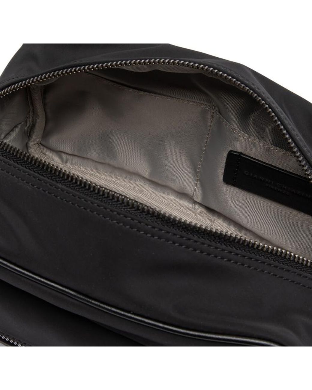 Gianni Chiarini Black Oslo Toiletry Kit for men