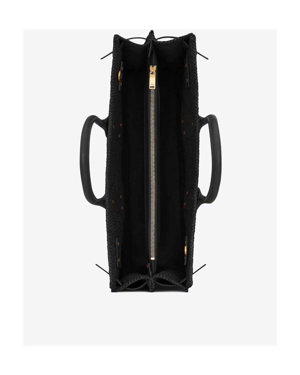 Saint Laurent Black Sac De Jour Medium Tote Bag