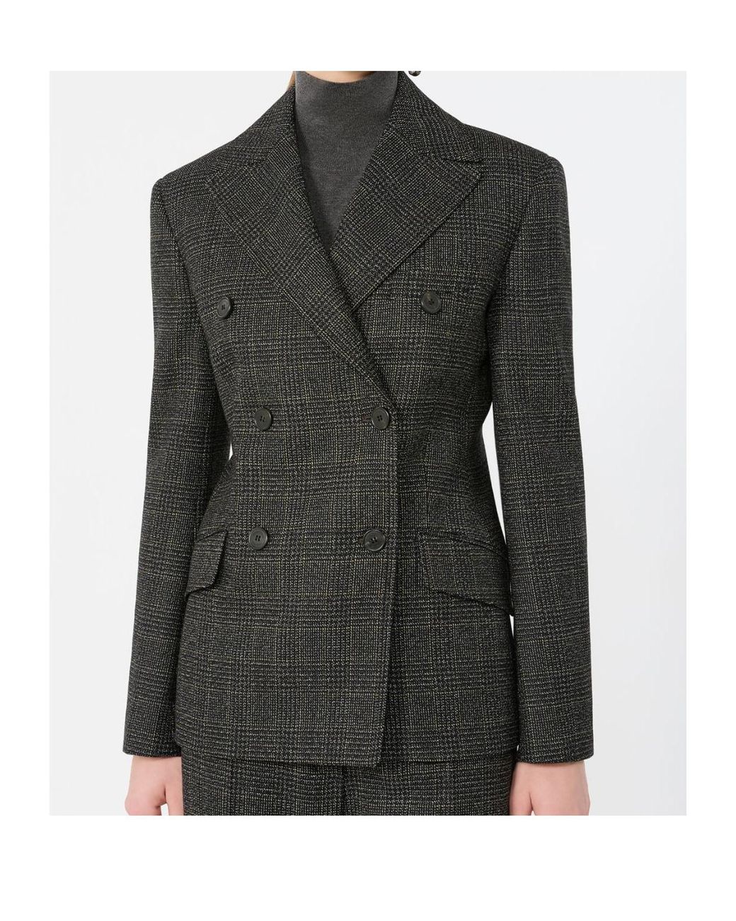 Weekend by Maxmara Black Prince Of Wales Blazer