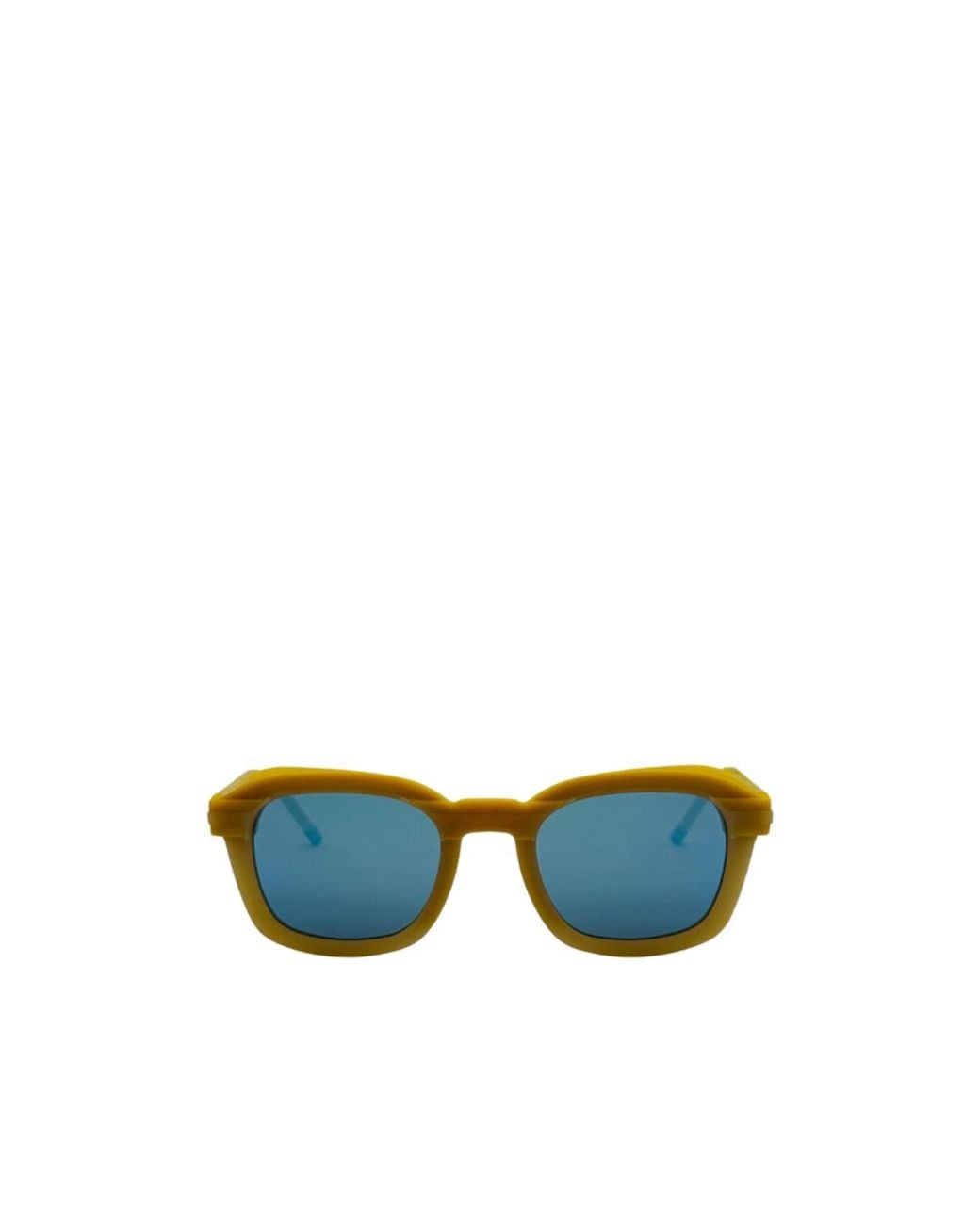 Thom Browne Blue Eyewear Rectangle Frame Sunglasses for men