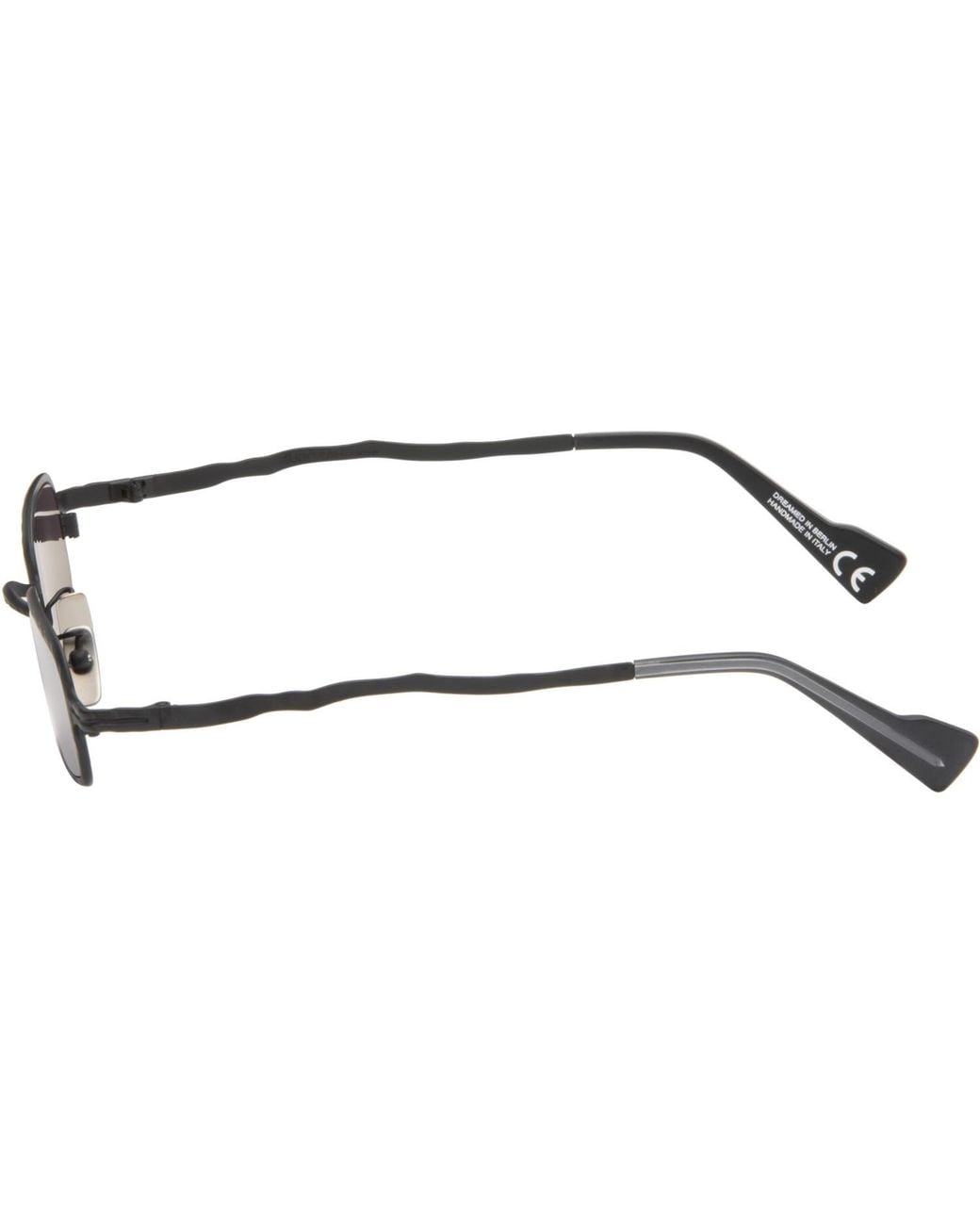 Kuboraum White Rectangular Sunglasses for men