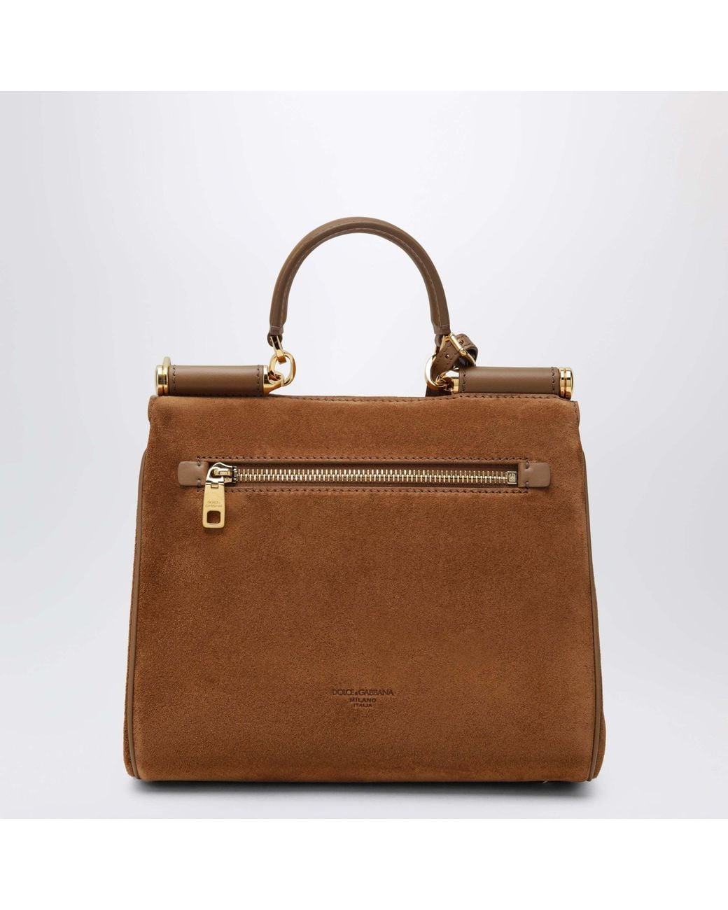 Dolce & Gabbana Brown Small My Sicily Handbag